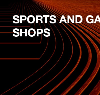 Sports and games shops