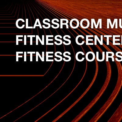 Classroom music for fitness centers and fitness courses