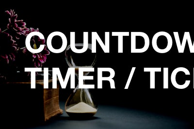 countdown / timer / ticker