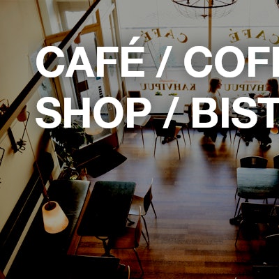 Café / coffee shop / bistro